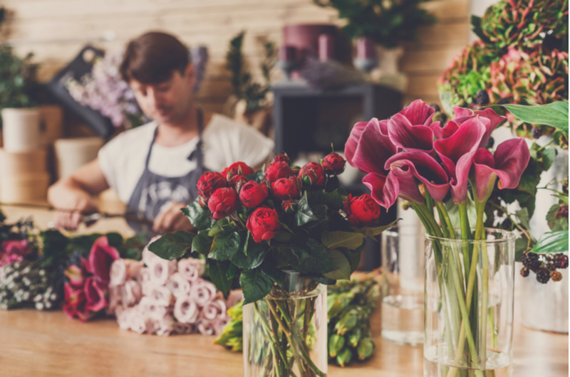 Florist and Flowers